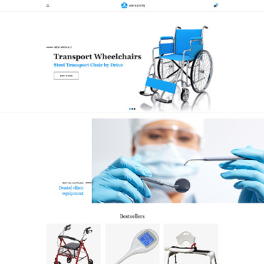 Equipment Medicine OpenCart Templates 61383