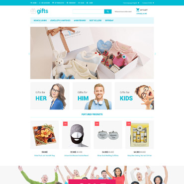 Gift Shop OpenCart Templates 61386