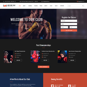 Day Fighter Responsive Website Templates 61393