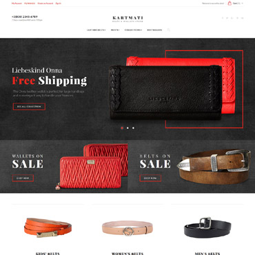 Belts Wallets Magento Themes 61421