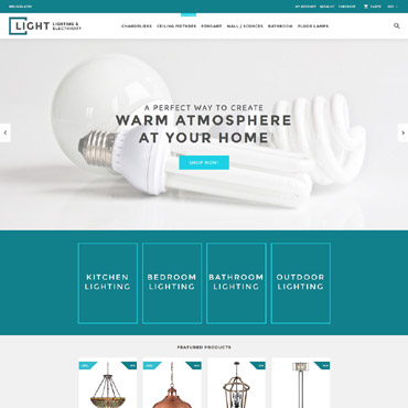 Store Lighting Shopify Themes 62005