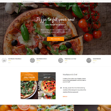 Ittalonni Restaurant WordPress Themes 62028