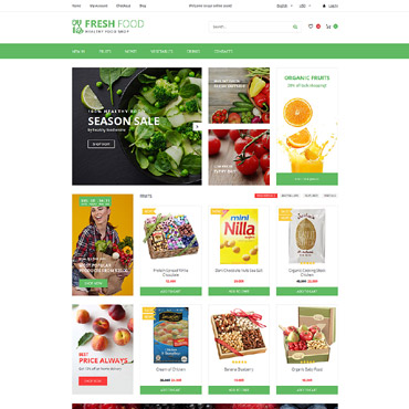 Food Food OpenCart Templates 62075