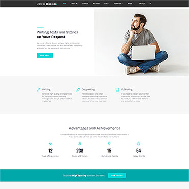Personal Page Responsive Website Templates 62125
