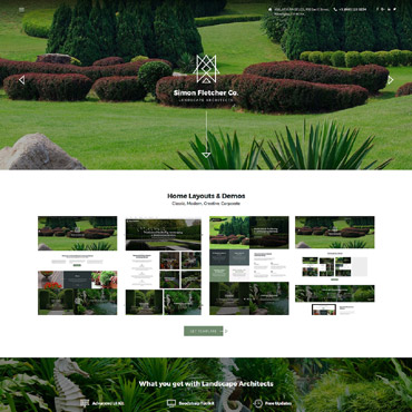 Curbing Landscape Responsive Website Templates 62143
