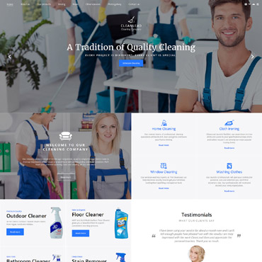 Company Services Responsive Website Templates 62239