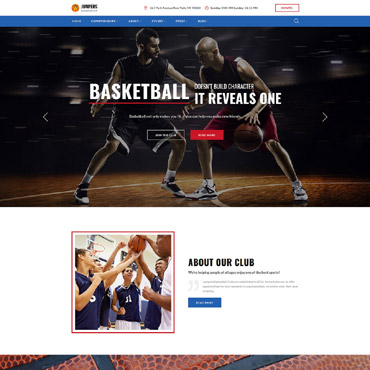 Basketball Agency Responsive Website Templates 62246