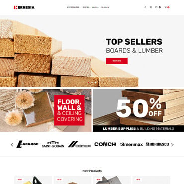 Building Materials Magento Themes 62250
