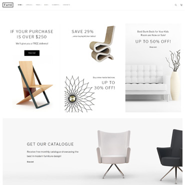 Furniture Profile Responsive Website Templates 62272