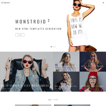 Style Fashion Responsive Website Templates 62273