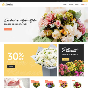Flower Online Magento Themes 62284