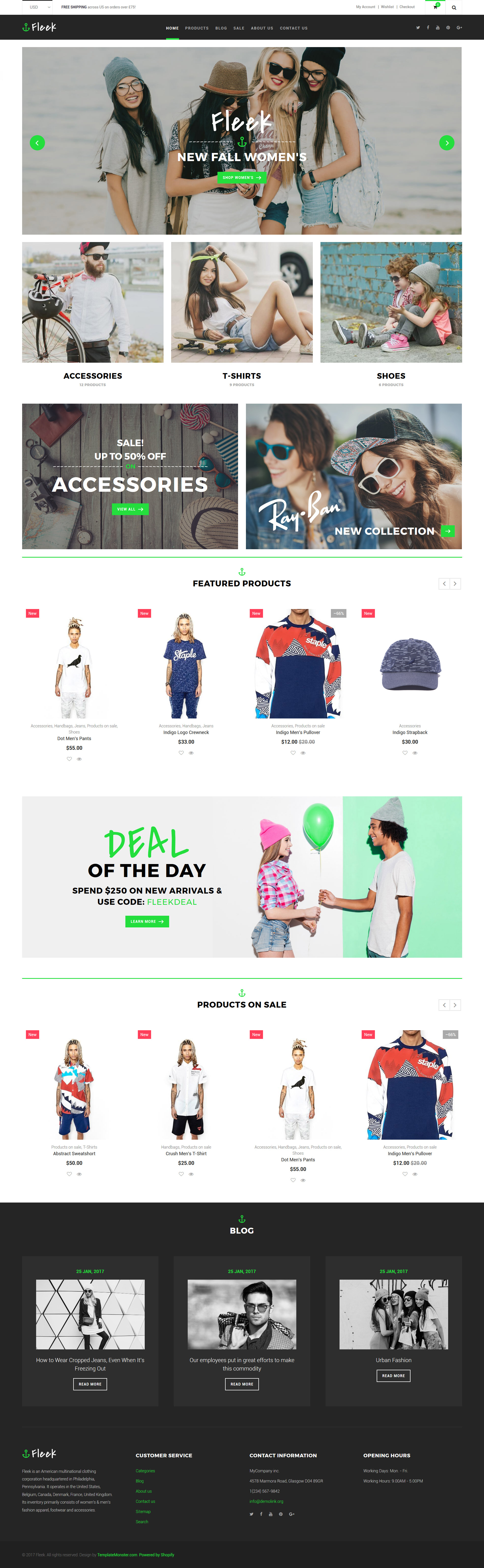 Fleek - Fashion Responsive Shopify Theme