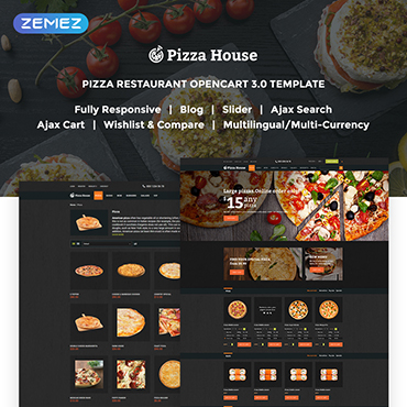 Food Delivery OpenCart Templates 62294