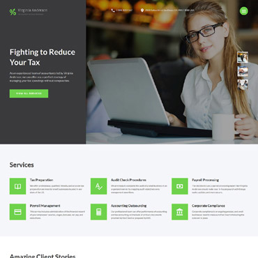 Anderson Business Responsive Website Templates 62310