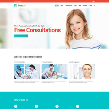 Policlinic Bright Responsive Website Templates 62436