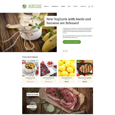 Store Food OpenCart Templates 63370