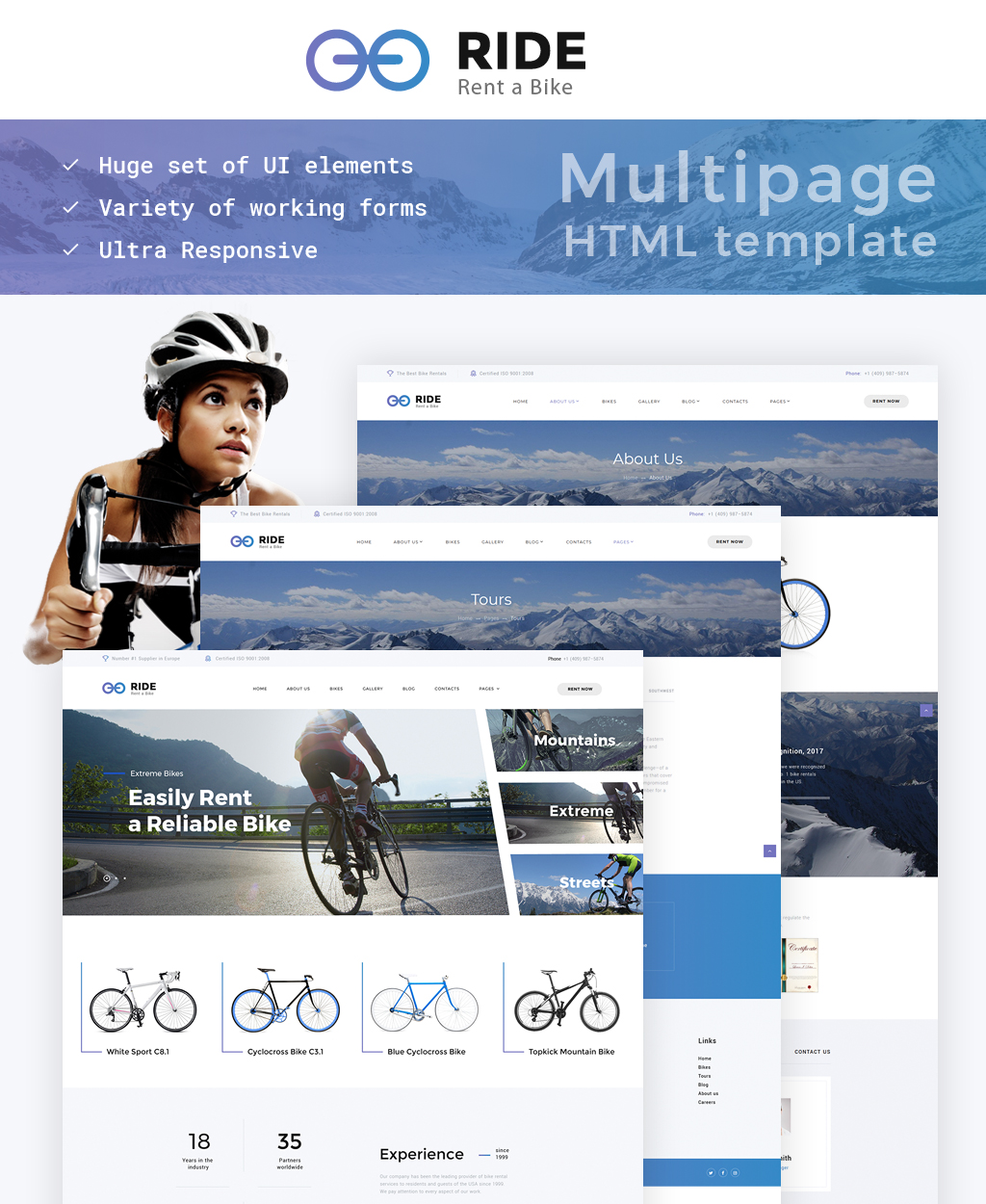 Bike Shop Responsive Website Template