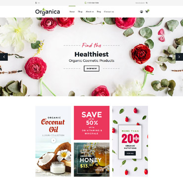 Organic Cosmetics Shopify Themes 63571