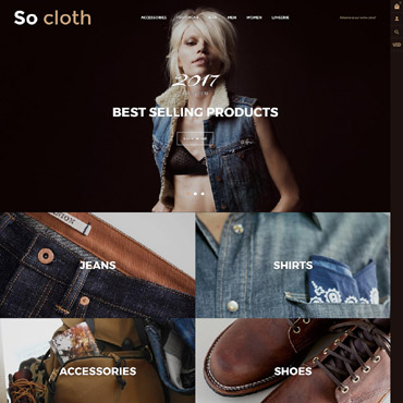Cloth Clothes Shopify Themes 63580