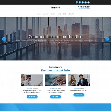 Financial Consulting Moto CMS 3 Templates 63707