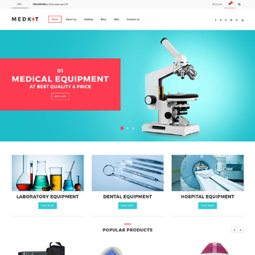 Equipment Medicine Shopify Themes 63801