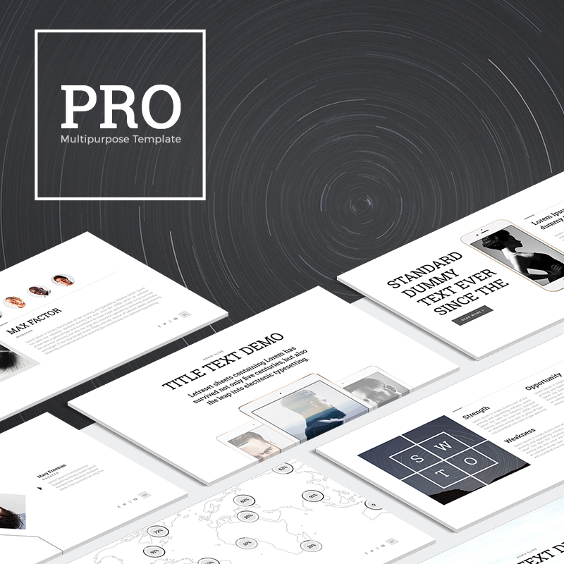 PRO Multipurpose PowerPoint template