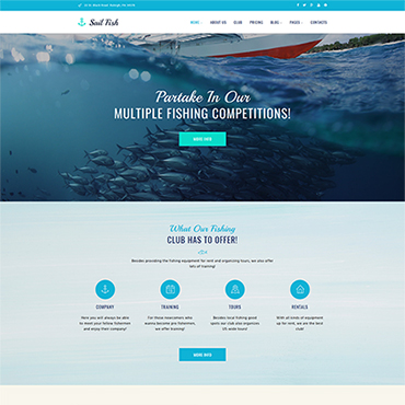 Aqua Underwater WordPress Themes 64023