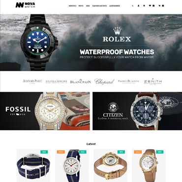 Watch Watches OpenCart Templates 64111