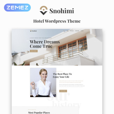 Hotel Motel WordPress Themes 64142