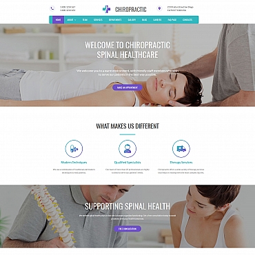 Acupuncture Clinic Moto CMS 3 Templates 64168