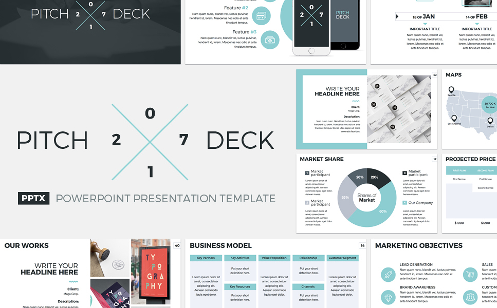 Pitch Deck 2017 PowerPoint template