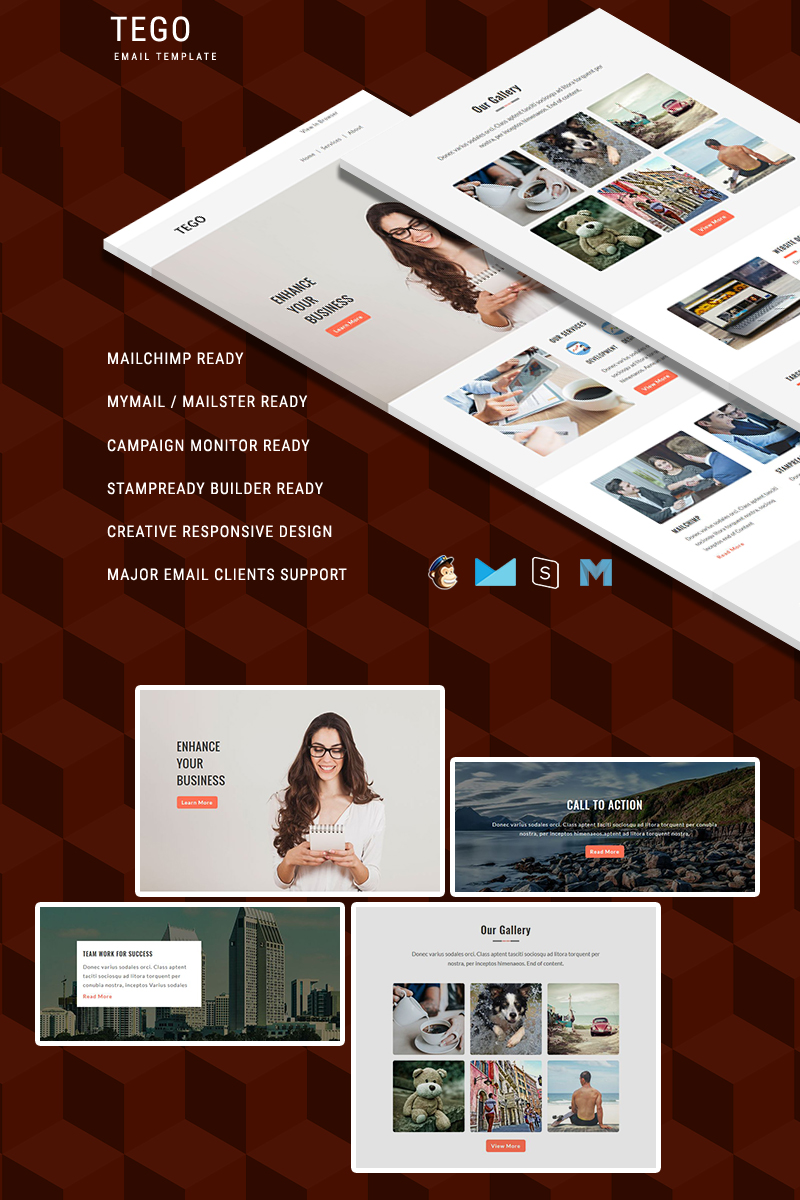 Tego - Responsive Email Template Newsletter Template
