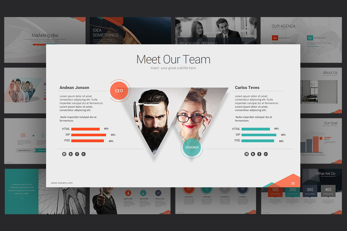 Marketing Idea PowerPoint template