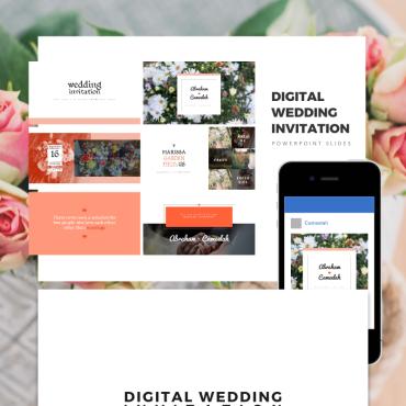 Weddinginvitation Digitalweddinginvitation PowerPoint Templates 64544