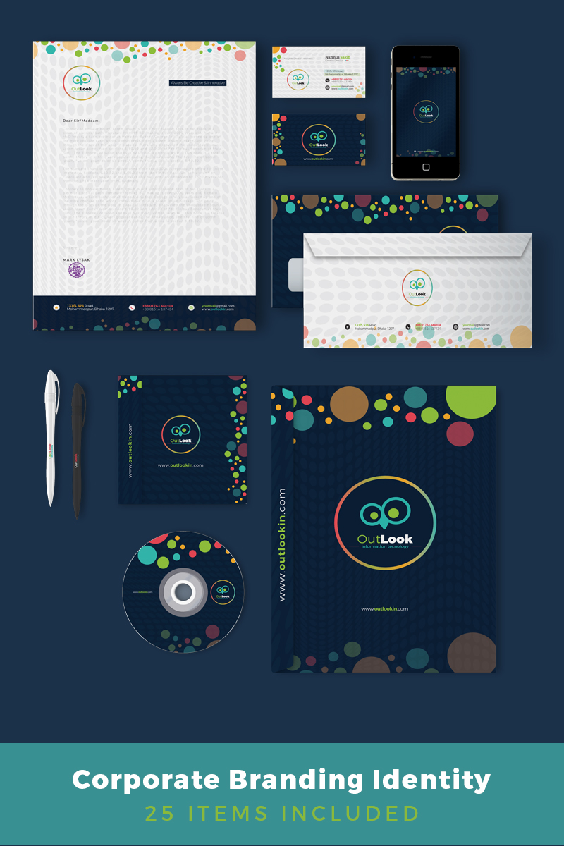 Outlook Corporate Branding Identity - Corporate Identity Template