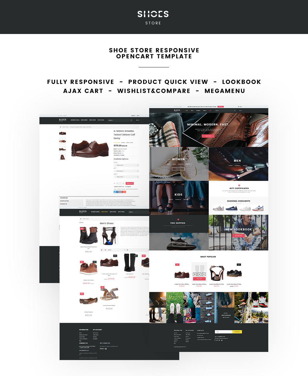 Shoe Store Responsive OpenCart Template