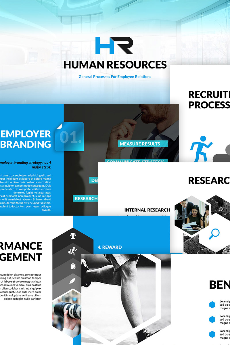 HR Process PowerPoint template