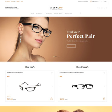 Optometry Store OpenCart Templates 64772