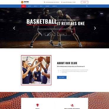 Basketball Agency Joomla Templates 64777