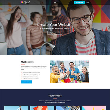 Agency Personal Landing Page Templates 64889