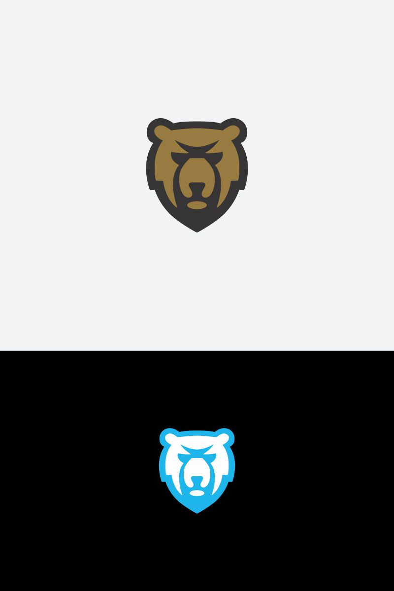 Bear Head Logo Template