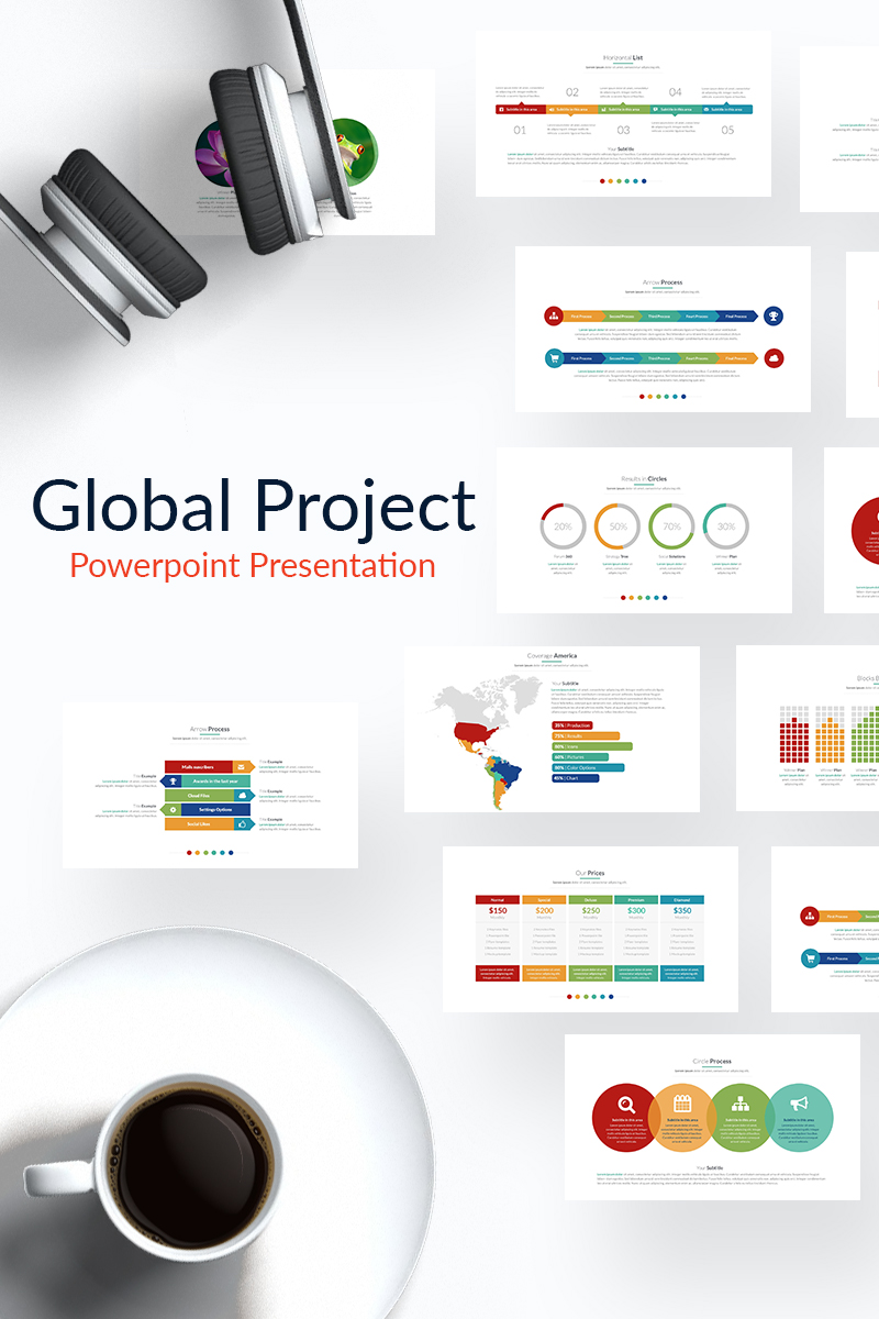 Global Project PowerPoint template