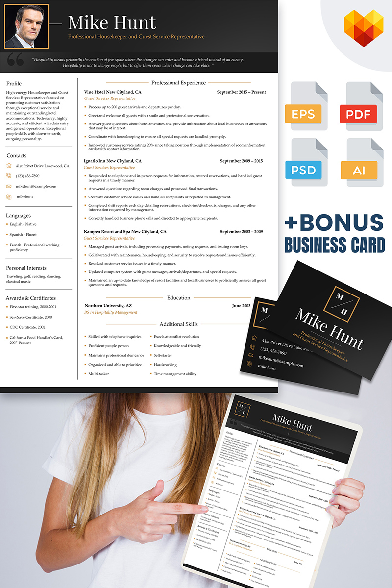 Graphics Resume Template