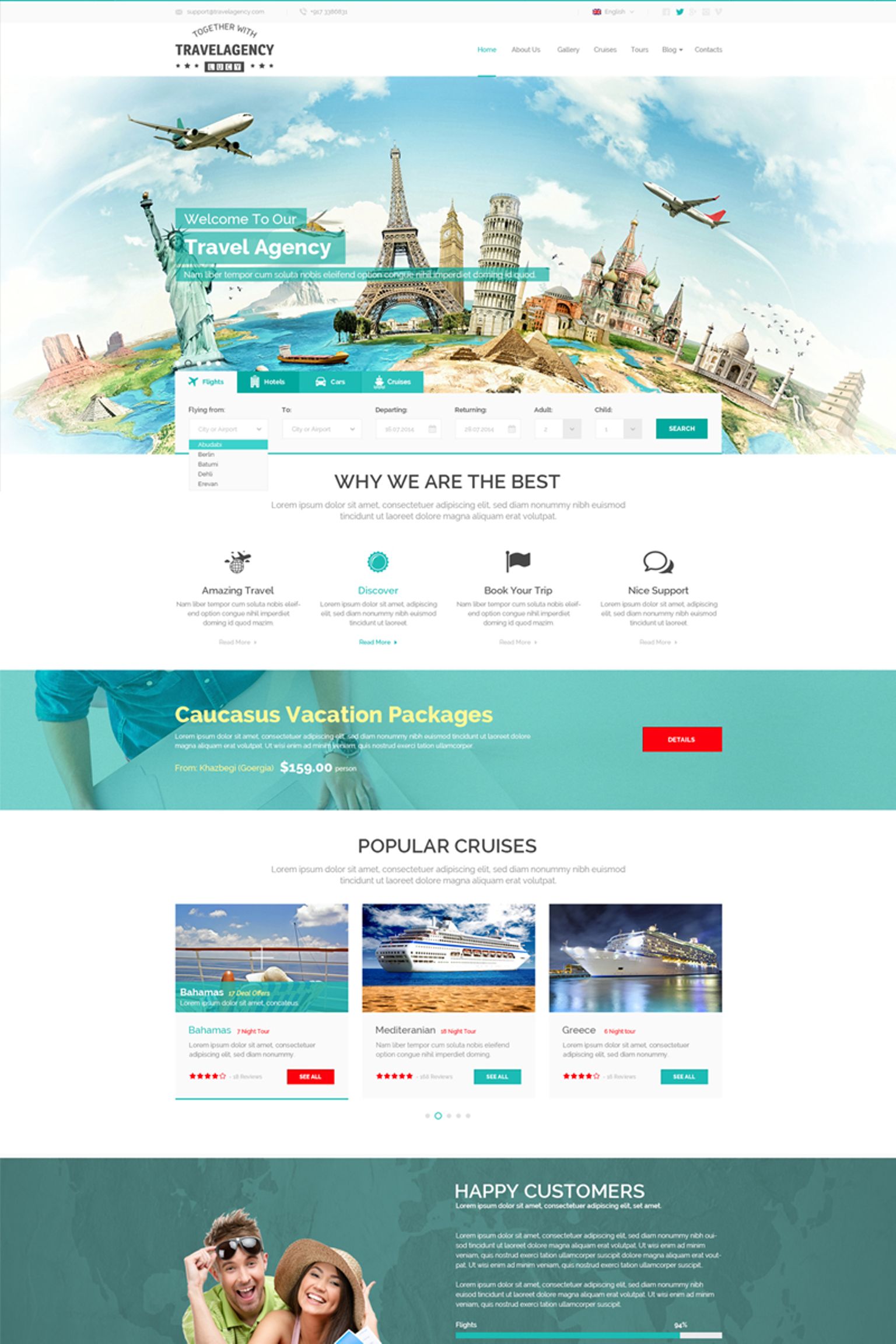 Travel Agency HTML Template