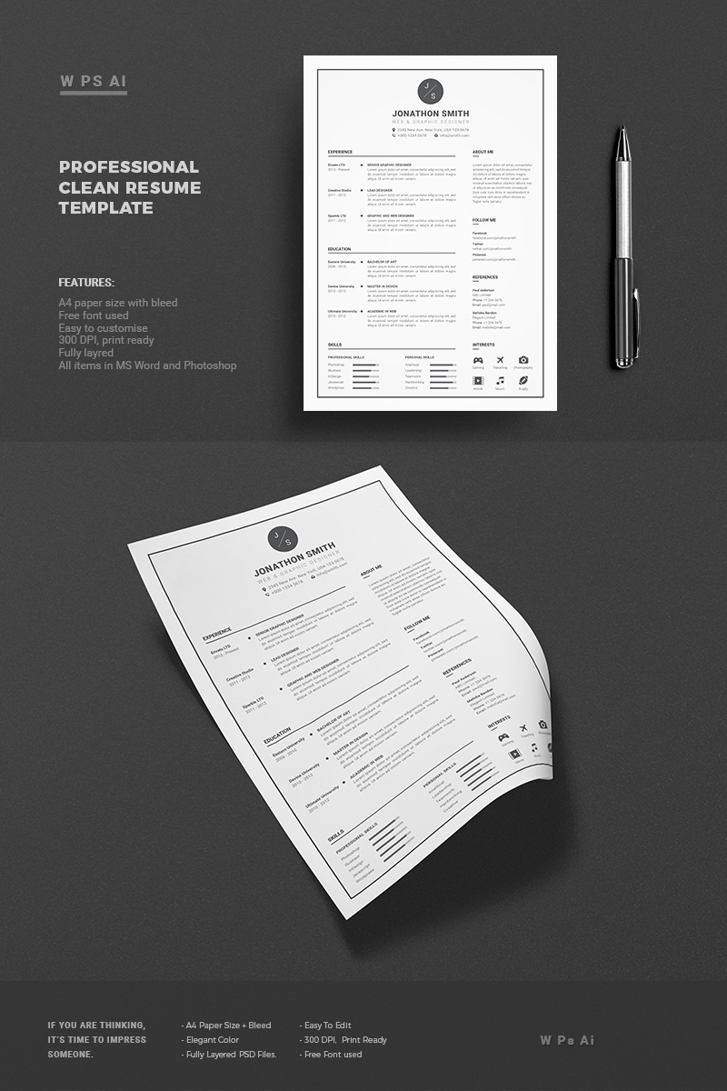 John Smith Resume Template