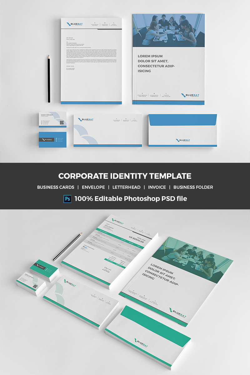 Bluebat - Corporate Identity Template