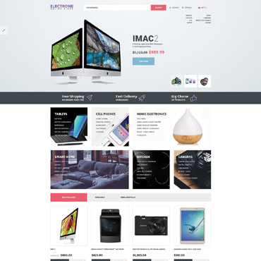 Electronic Store OpenCart Templates 65462