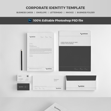 Minimal Photoshop Corporate Identity 65488