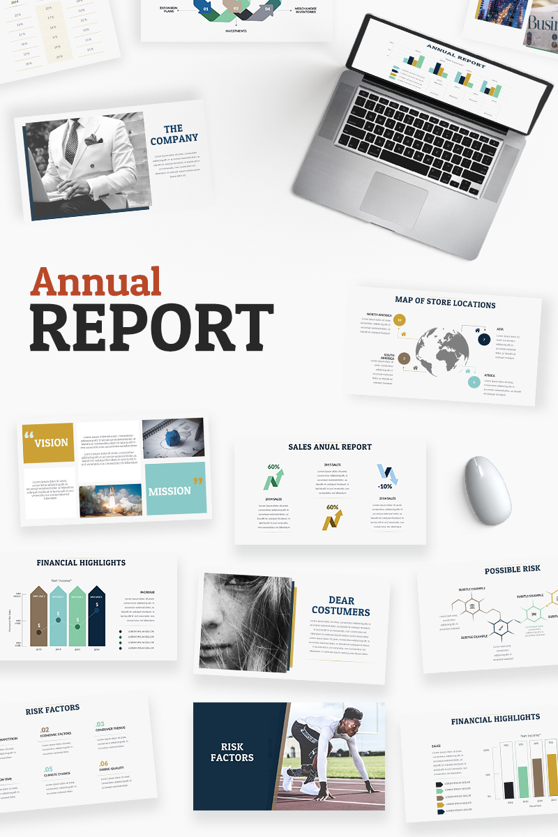 Annual Report PowerPoint template