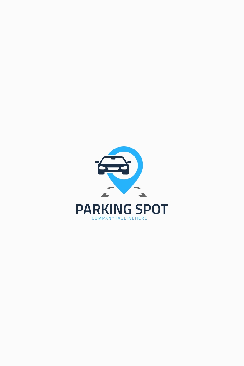 Parking Spot Logo template